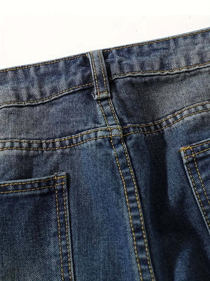 Women's High-Waisted Loose Denim Jeans