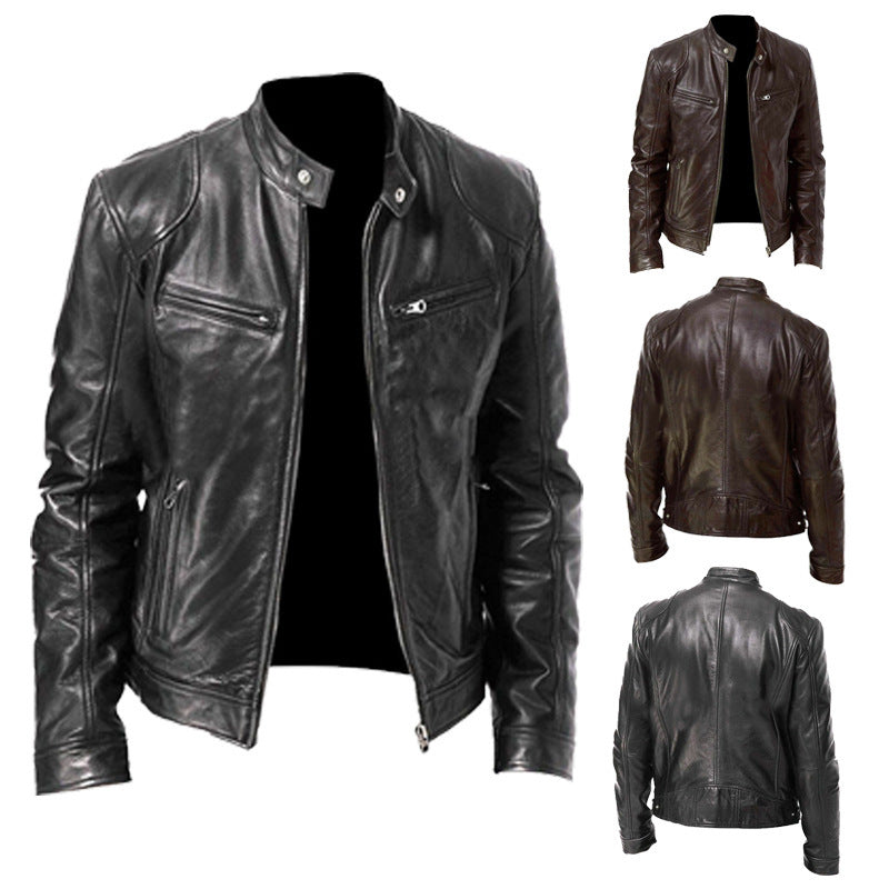 Timeless men's classic jacket. Versatile fashion outerwear for a modern, sleek look. Ideal for casual & formal.