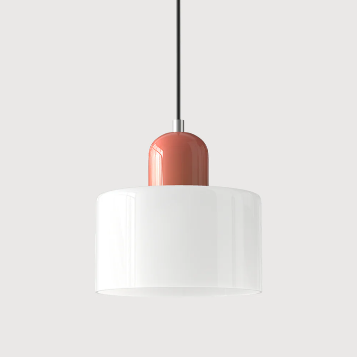 Stylish retro glass pendant, adjustable cord, a key piece for home illumination.