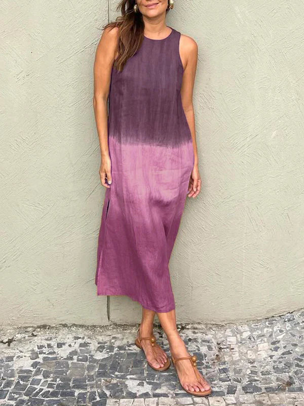 Comfortable women's long print maxi dress, a chic and stylish addition to your summer wardrobe.