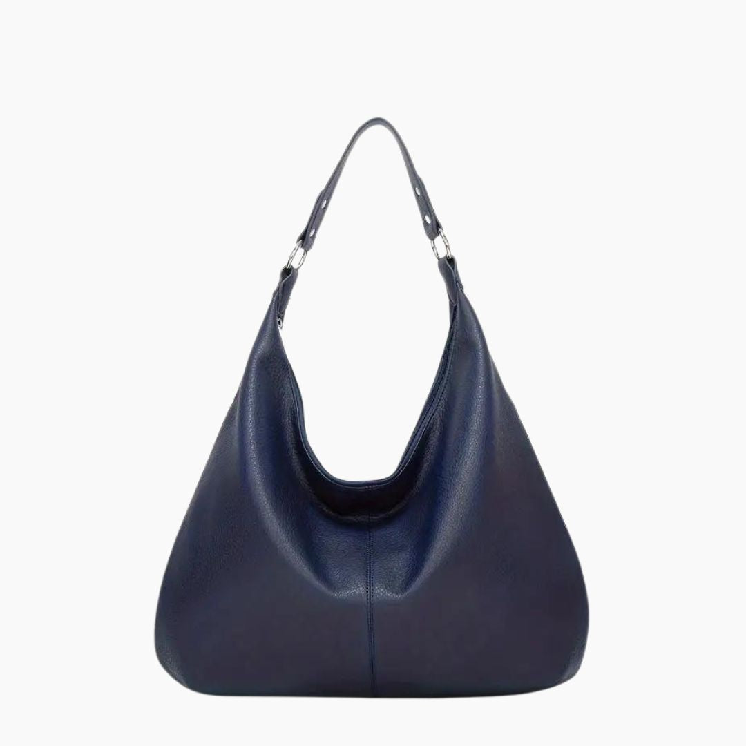 Polished women's hobo shoulder bag, a stylish everyday handbag for the modern woman.