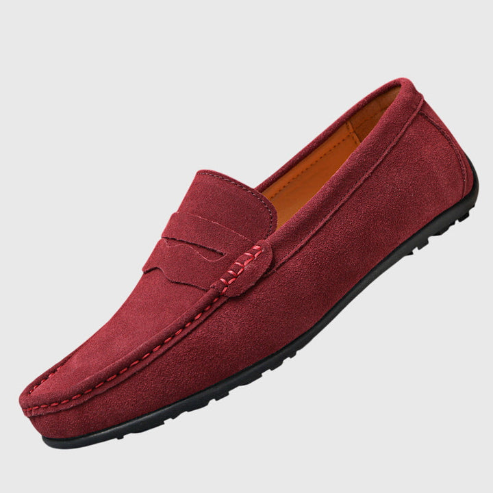 Comfortable women's orthopedic slip-on loafers, showcasing breathable fabric & supportive design.