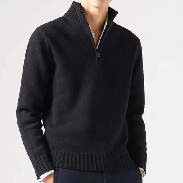 Men's Half-Zip Warm Sweater