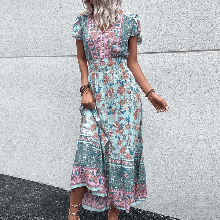 Boho Maxi Dress - Dress