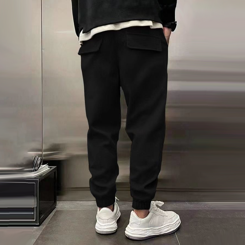 Everyday men's casual pants, relaxed fit for maximum comfort and easy styling.