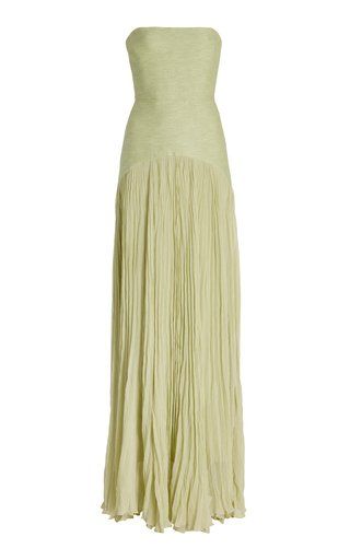 Versatile pistachio green sleeveless maxi dress, elegant for women, perfect for summer formal, casual, or evening events.