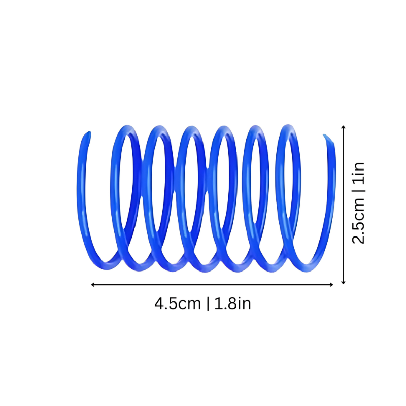 Engaging spiral spring cat toys for mental stimulation and exercise. Durable pet supplies for active feline fun.