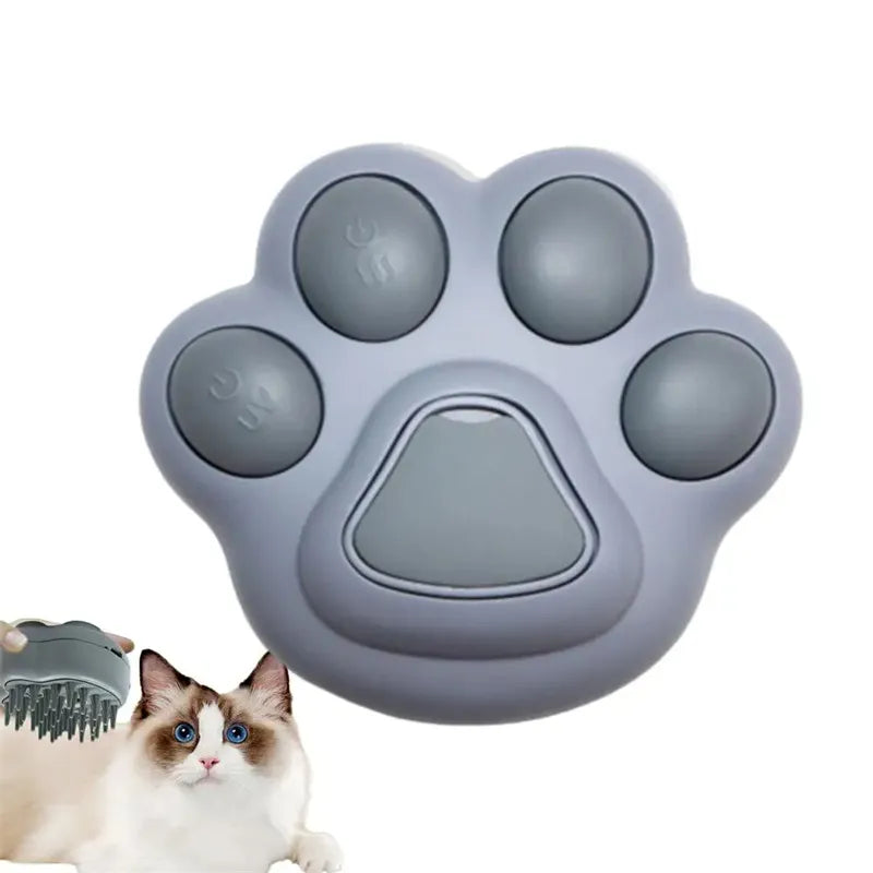 Pet grooming electric brush with soothing spray for dogs, cats, and all pet care needs.
