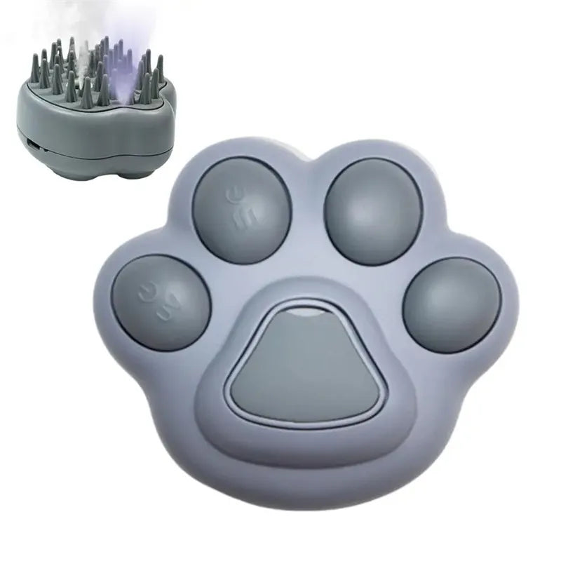 Deshedding electric spray brush, perfect for gentle dog grooming, cat grooming, and pet massage.