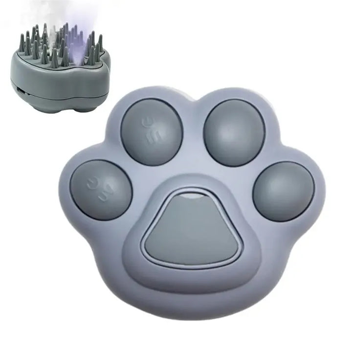 Deshedding electric spray brush, perfect for gentle dog grooming, cat grooming, and pet massage.