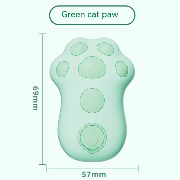 Cat care electric brush for deshedding, massaging, and applying pet shampoo effectively.