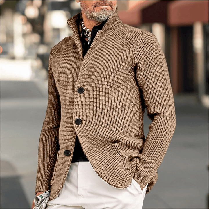 Men's Knit Cardigan Sweater