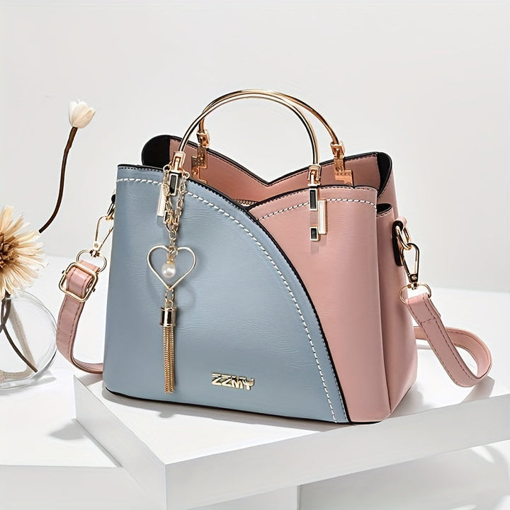 Women's stylish luxury leather handbag, a versatile everyday accessory.