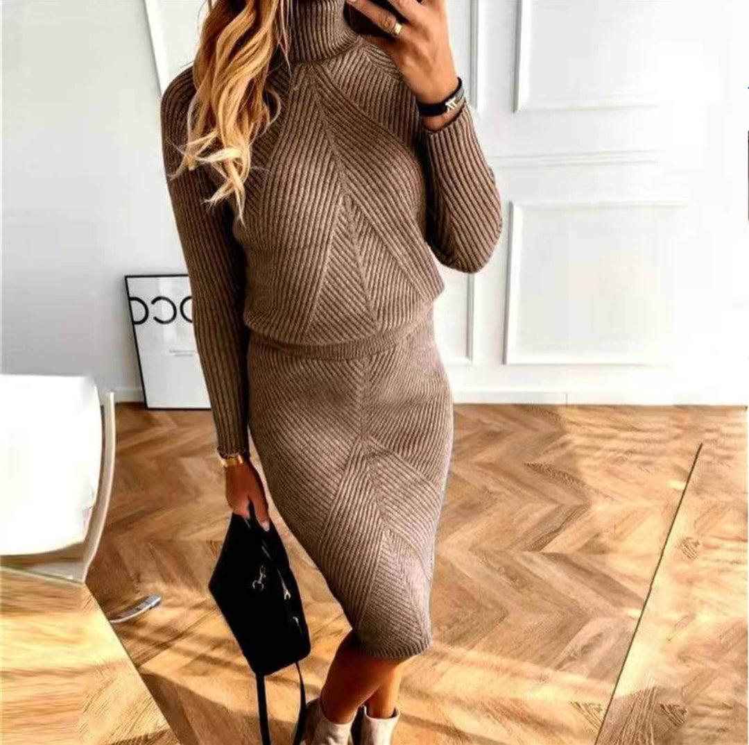 Soft Knit Pullover Winter Dress