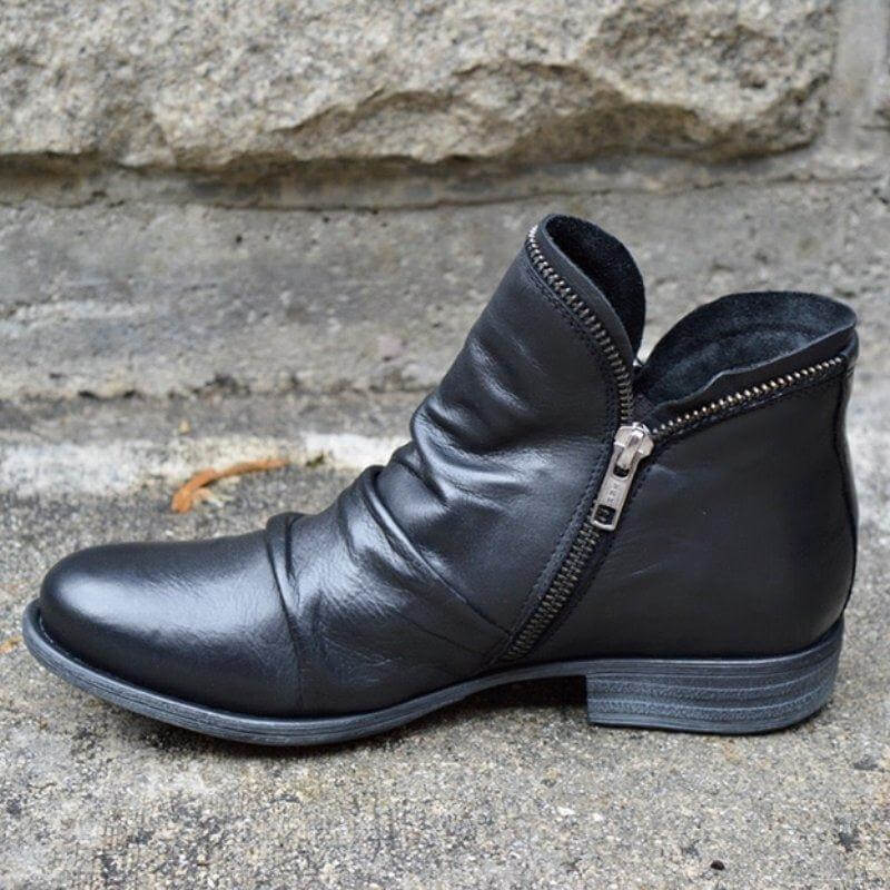 Women's Zip-Up Ankle Boots