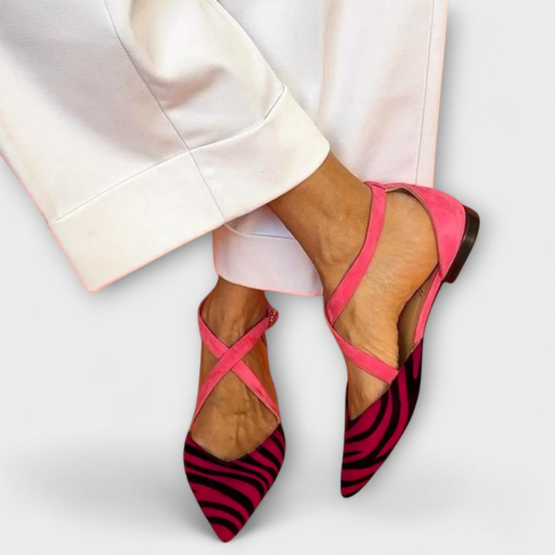 Comfortable women's loafers for everyday style. Flat slip-on shoes with elegant band detail & fashion appeal.
