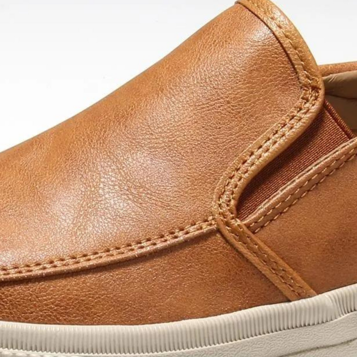 Step into effortless comfort with these stylish men's classic slip-on casual shoes.