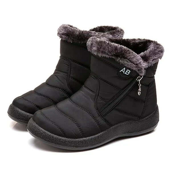 Women's Warm Winter Snow Boots with Trim