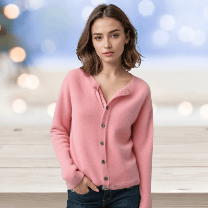 Women's Cardigan with V-Neck