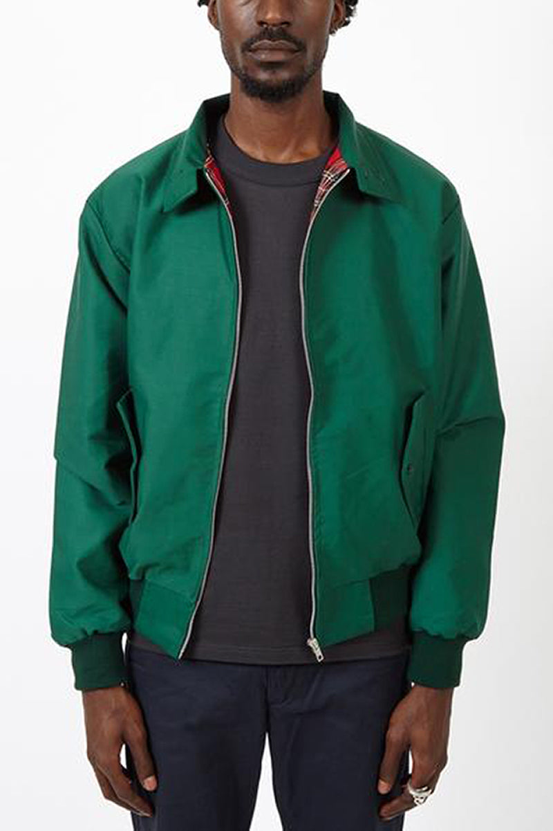 Men's classic plaid outerwear, a comfortable and stylish Harrington bomber jacket.