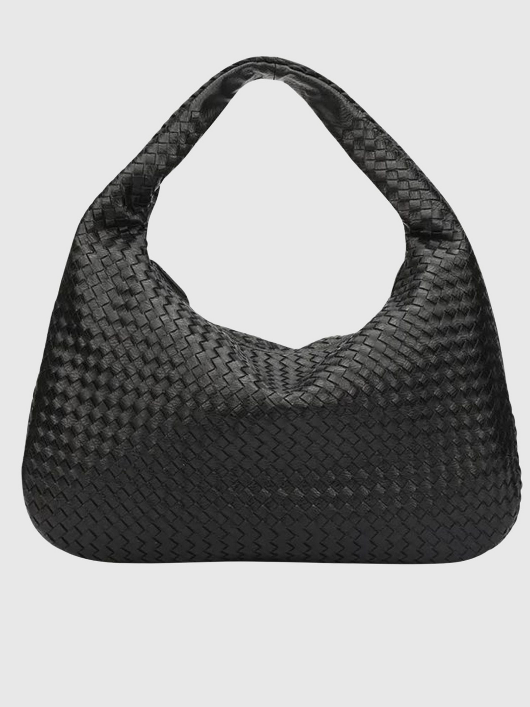 Premium vegan leather one shoulder bag. Elegant women's crossbody accessory.