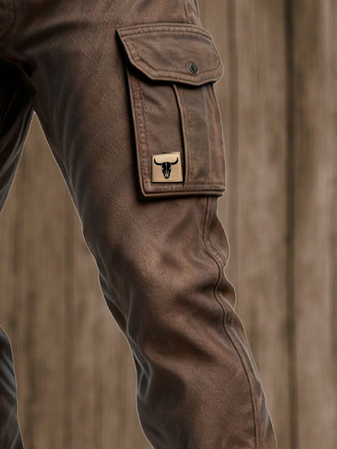 Men's insulated utility pants offering durable comfort. Versatile cargo trousers ideal for workwear & outdoor pursuits.
