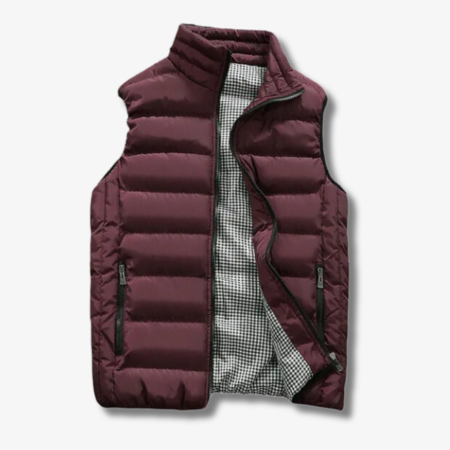 Men's versatile layering vest for outdoor adventures & stylish fall fashion. Keeps you warm in winter.