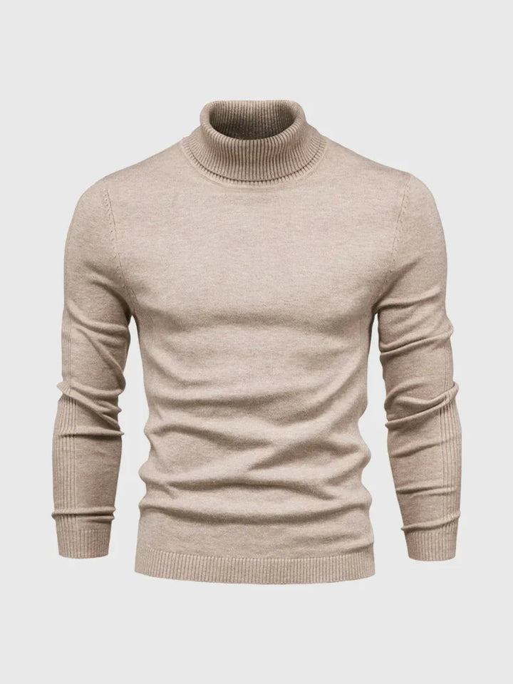 Formal men's classic turtleneck sweater, perfect for sophisticated looks.