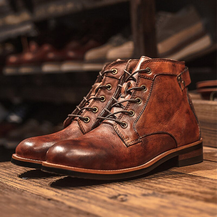 Men's supportive orthopedic fashion boots for casual & everyday wear. Optimal foot health & stylish comfort.