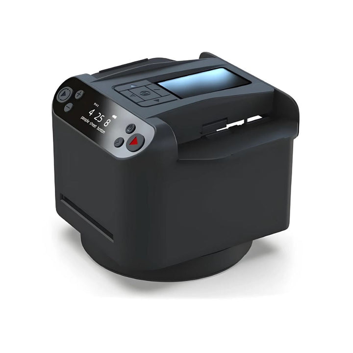 Automatic card shuffler & dealer machine for poker, blackjack, and card games.