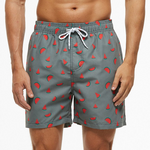 Gray & Watermelon