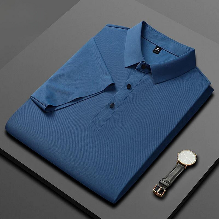 Men's classic polo shirt for golf or casual outings, offering an elegant, sophisticated style.