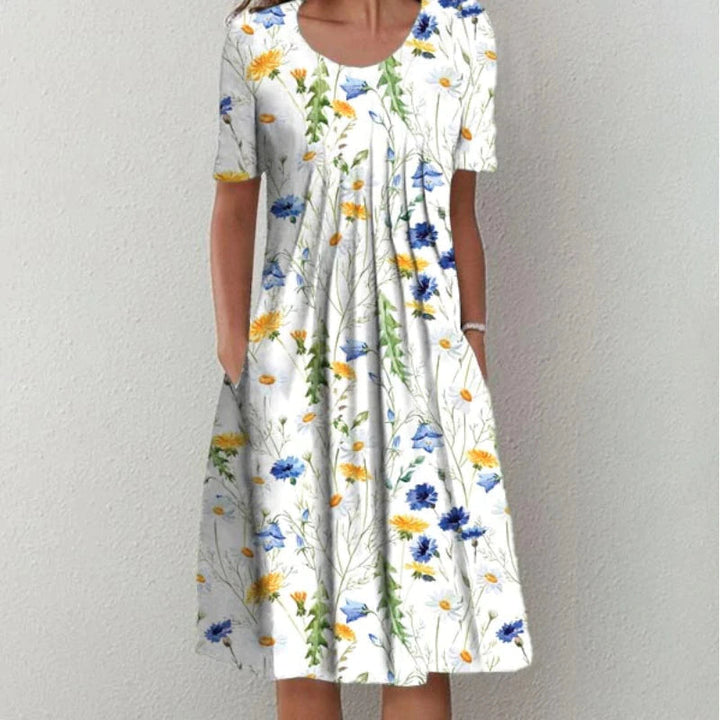 Elegant women's summer dress, a flowy option for versatile casual style.