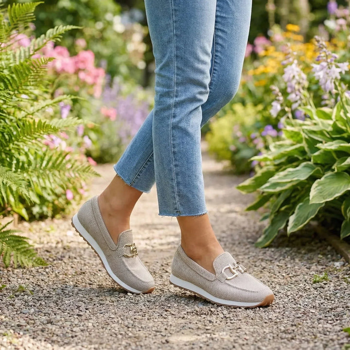 Women's orthopedic loafers providing supreme comfort & support for healthy feet all day.