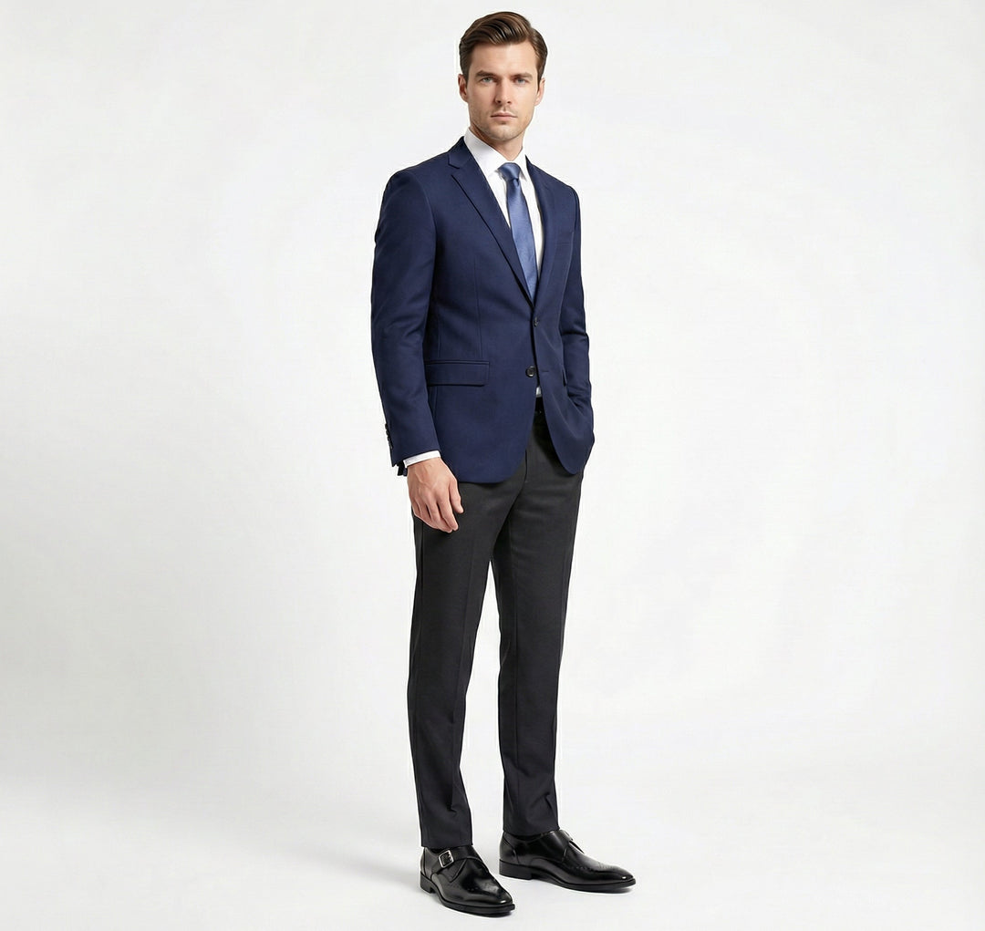 High-quality men's Italian style loafers, elegant slip-on shoes for formal attire and distinguished looks.