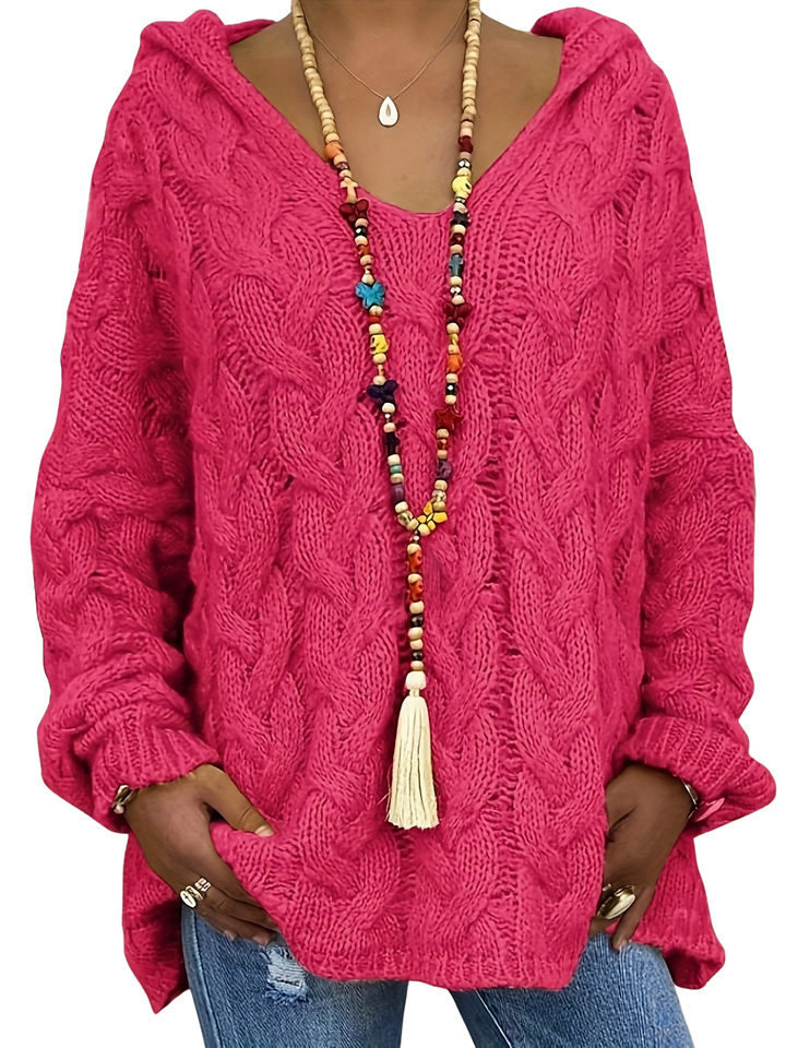 Comfortable women's loose fit sweatshirt. Oversized long sleeve pullover, ideal for casual everyday wear.