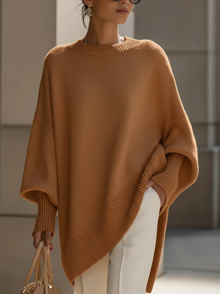 Versatile women's oversized long sleeve sweater, offering chic style & ultimate comfort for everyday fashion.