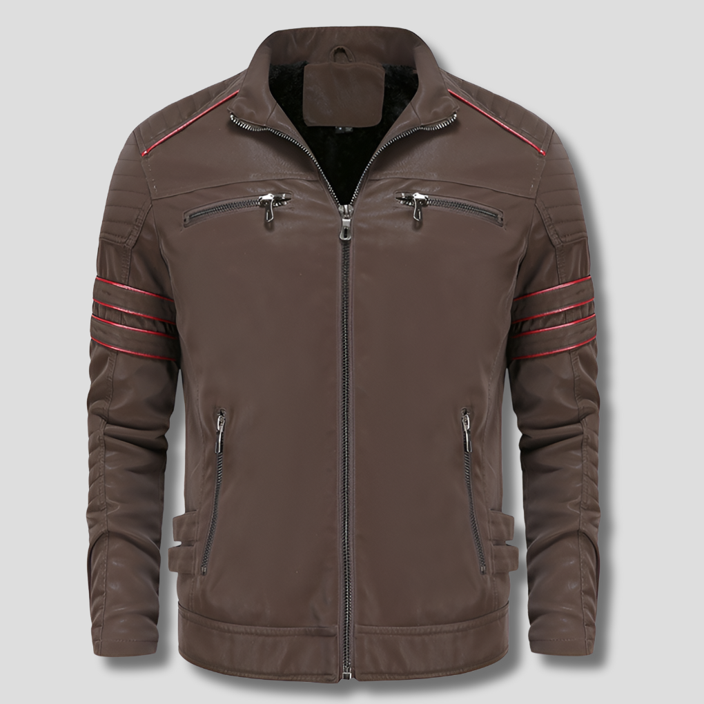 Durable men's premium all-weather jacket featuring a sophisticated design & tailored fit for stylish, versatile outerwear.