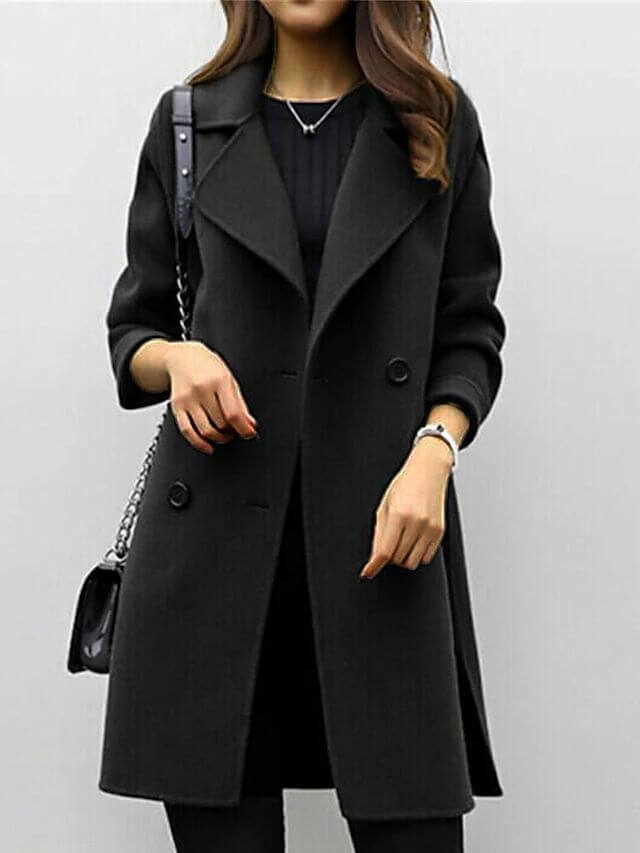 Double-Breasted Winter Coat