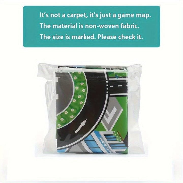 Engaging interactive play mat for children. Farm & traffic adventure fosters early learning, motor skills & creativity.