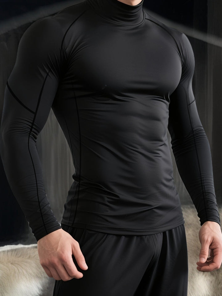 Men's CoreFlex thermal long sleeve shirt, snug fit for ultimate warmth, ideal base layer for cold weather.