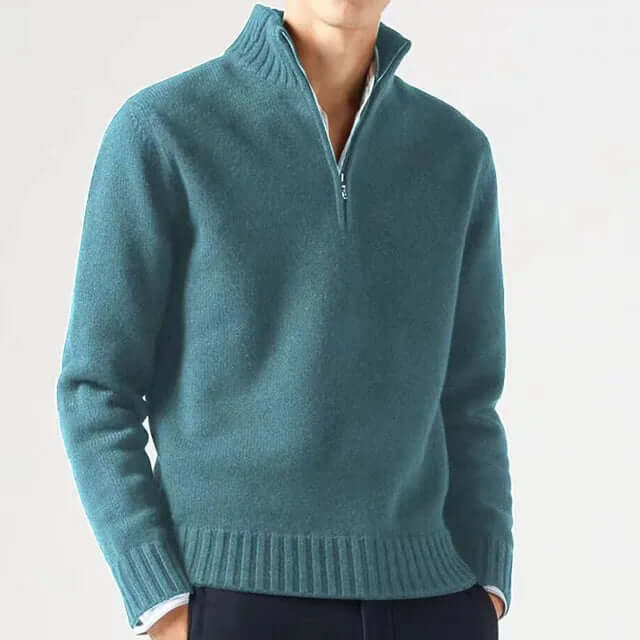 Men's Half-Zip Warm Sweater