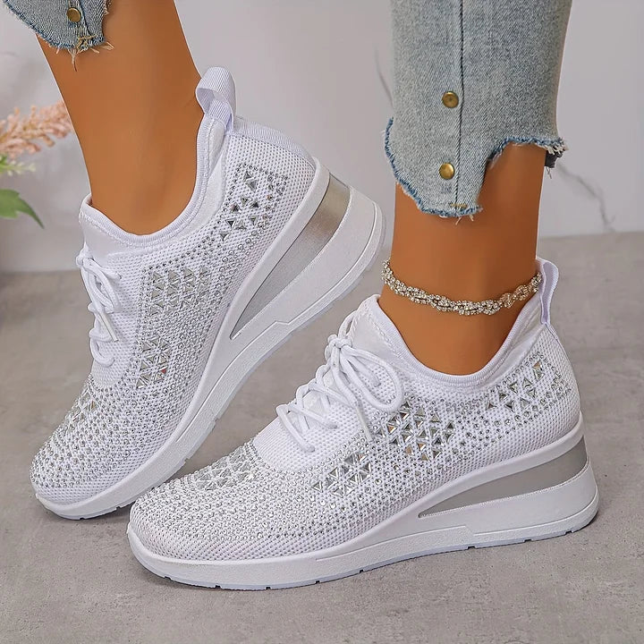Durable women's orthopedic shoes with cushioned sole for optimal comfort and stability.