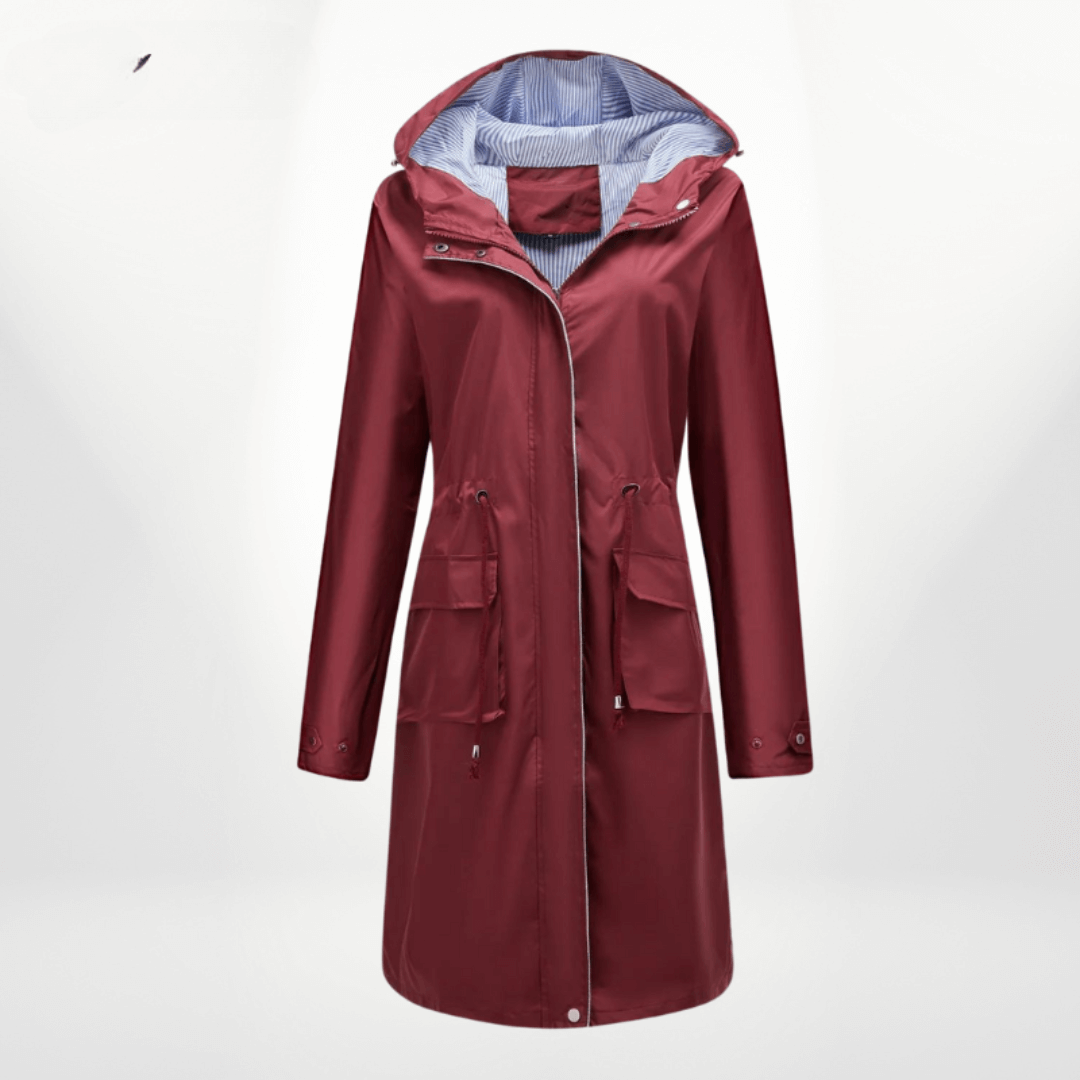 Women's Waterproof Over-Knee Trench Coat