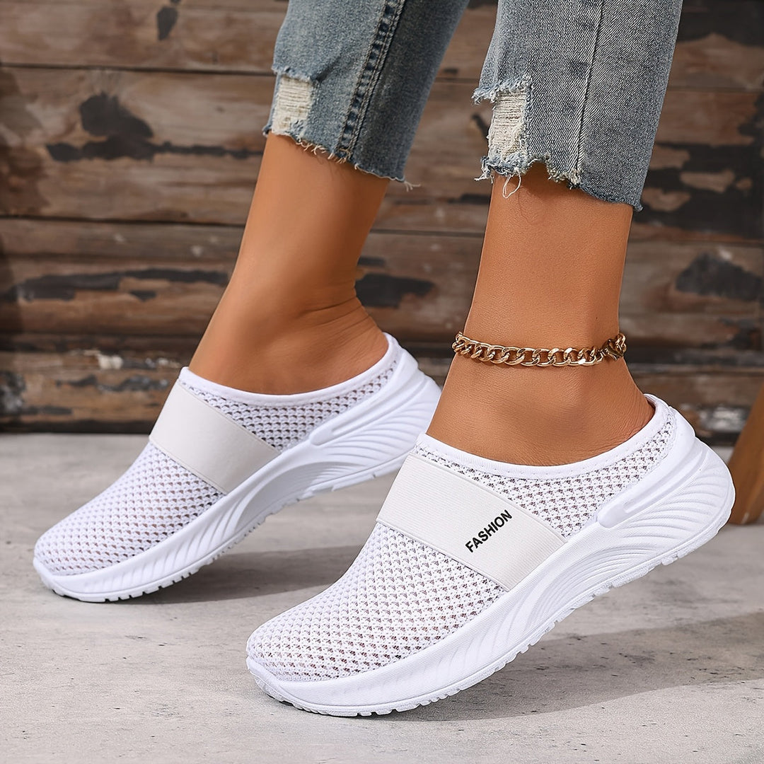 Easy-wear women's casual slip-on sneakers, ideal for hot weather & ultimate comfort.