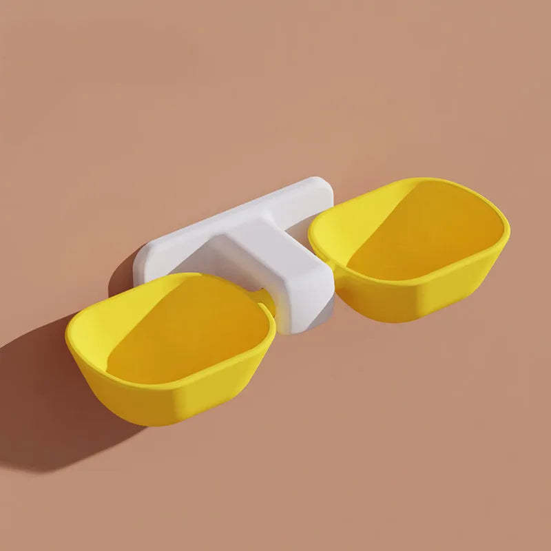 Declutter your home with wall mount pet supplies: elevated food & water bowls for cats and dogs.