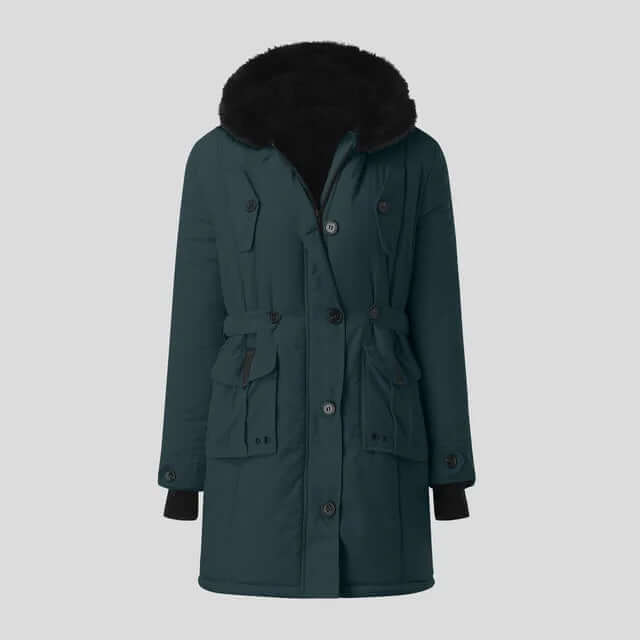 Women's Winter Parka with Luxurious Hood
