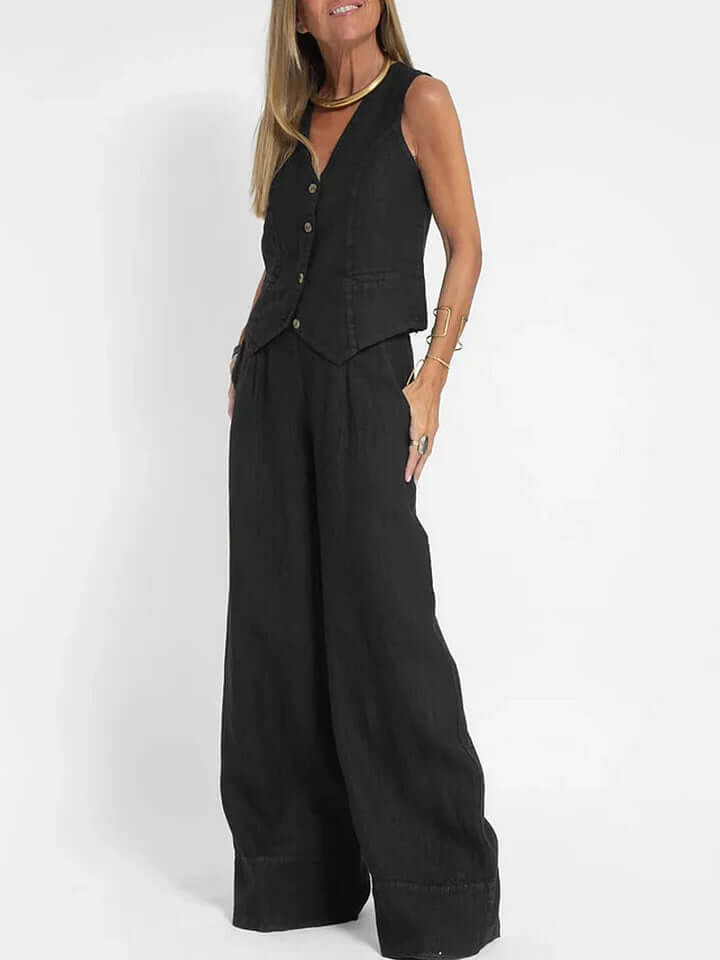 Women's Two-Piece Vest Set