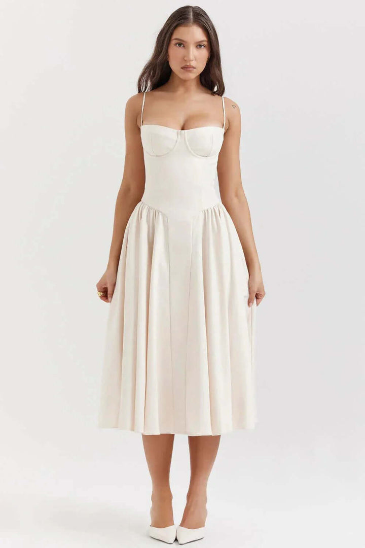 Women's Vintage Midi Dress