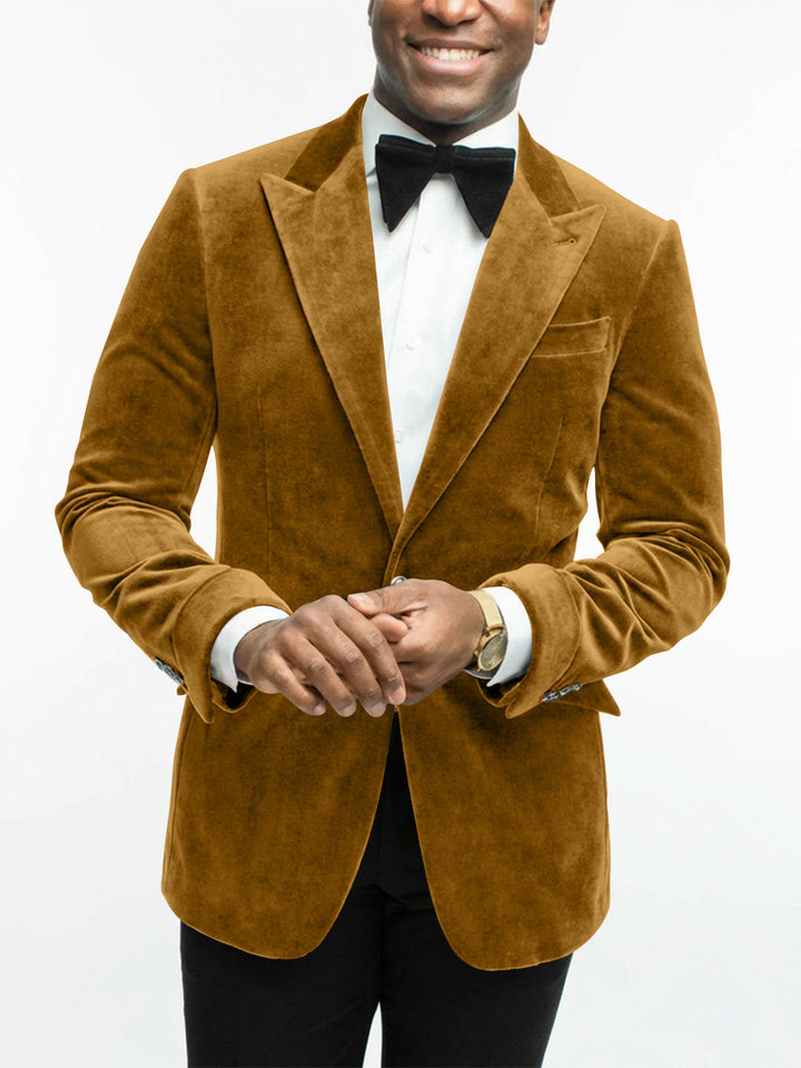 Men's fashionable tailored fit jacket, worn with a tie, ideal for formal events & galas.